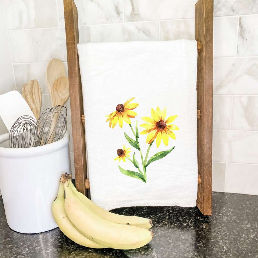 Black-Eyed Susan - Cotton Tea Towel