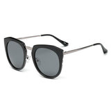 FERNDALE  Mirrored Polarized Lens Oversized Cat-Eye Sunglasses- 6 Colors
