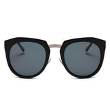FERNDALE  Mirrored Polarized Lens Oversized Cat-Eye Sunglasses- 6 Colors