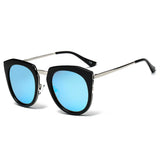 FERNDALE  Mirrored Polarized Lens Oversized Cat-Eye Sunglasses- 6 Colors
