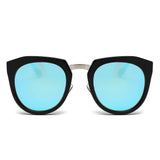 FERNDALE  Mirrored Polarized Lens Oversized Cat-Eye Sunglasses- 6 Colors