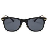DUGALD Classic Horn Rimmed Rectangle Fashion Sunglasses- 4 Colors