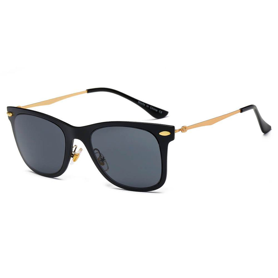 DUGALD Classic Horn Rimmed Rectangle Fashion Sunglasses- 4 Colors