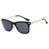 DUGALD Classic Horn Rimmed Rectangle Fashion Sunglasses- 4 Colors