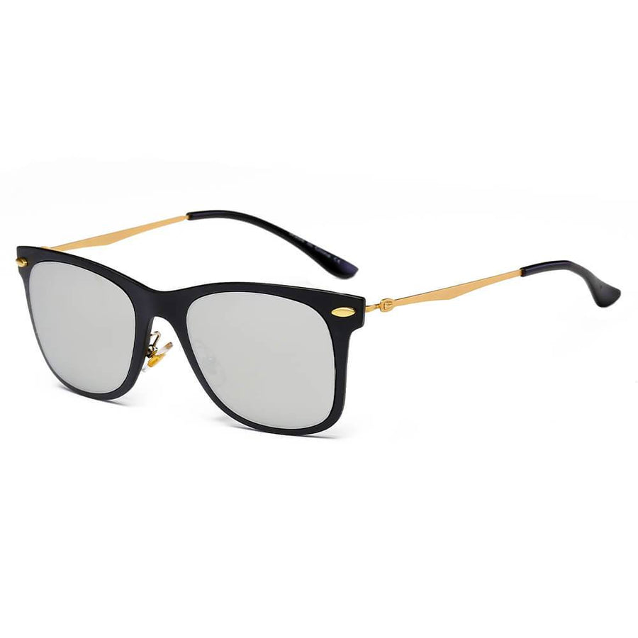 DUGALD Classic Horn Rimmed Rectangle Fashion Sunglasses- 4 Colors