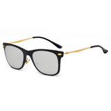 DUGALD Classic Horn Rimmed Rectangle Fashion Sunglasses- 4 Colors