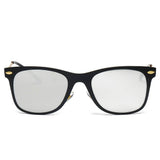 DUGALD Classic Horn Rimmed Rectangle Fashion Sunglasses- 4 Colors