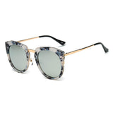 FERNDALE  Mirrored Polarized Lens Oversized Cat-Eye Sunglasses- 6 Colors