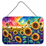 Sunflowers in Color Wall or Door Hanging Prints