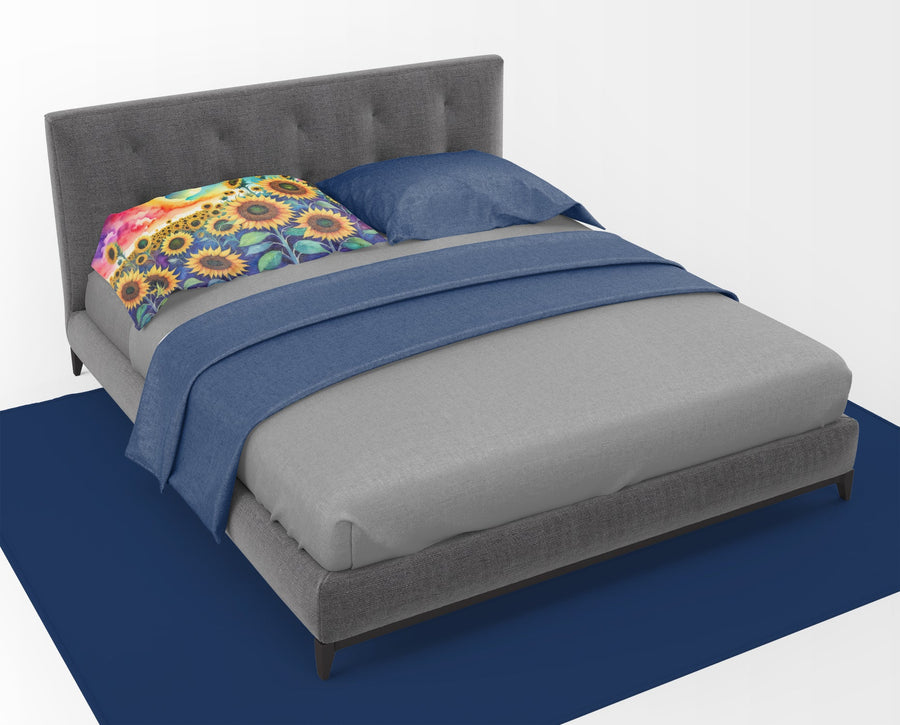 Sunflowers in Color Standard Pillowcase