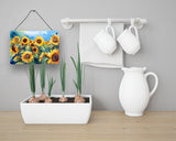 Sunflowers in Watercolor Wall or Door Hanging Prints 5