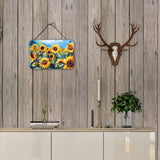 Sunflowers in Watercolor Wall or Door Hanging Prints 5