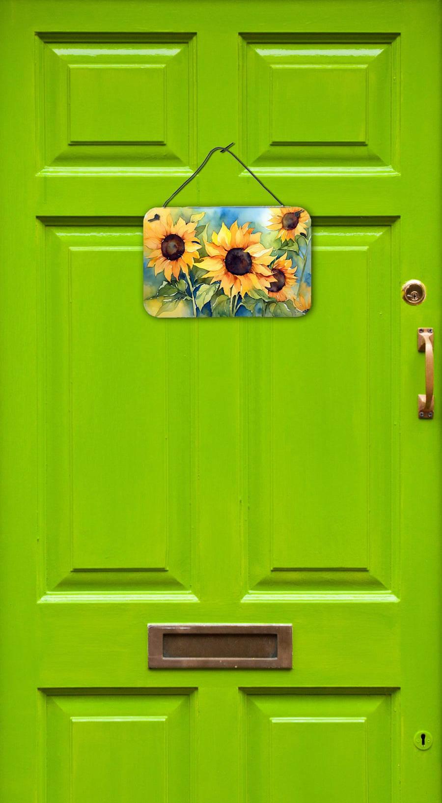Sunflowers in Watercolor Wall or Door Hanging Prints 4