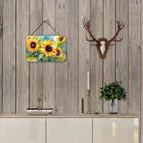 Sunflowers in Watercolor Wall or Door Hanging Prints 4