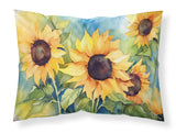 Sunflowers in Watercolor Standard Pillowcase 7
