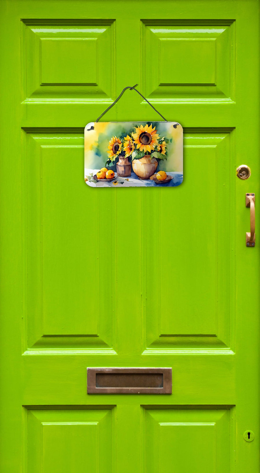 Sunflowers in Watercolor Wall or Door Hanging Prints 7