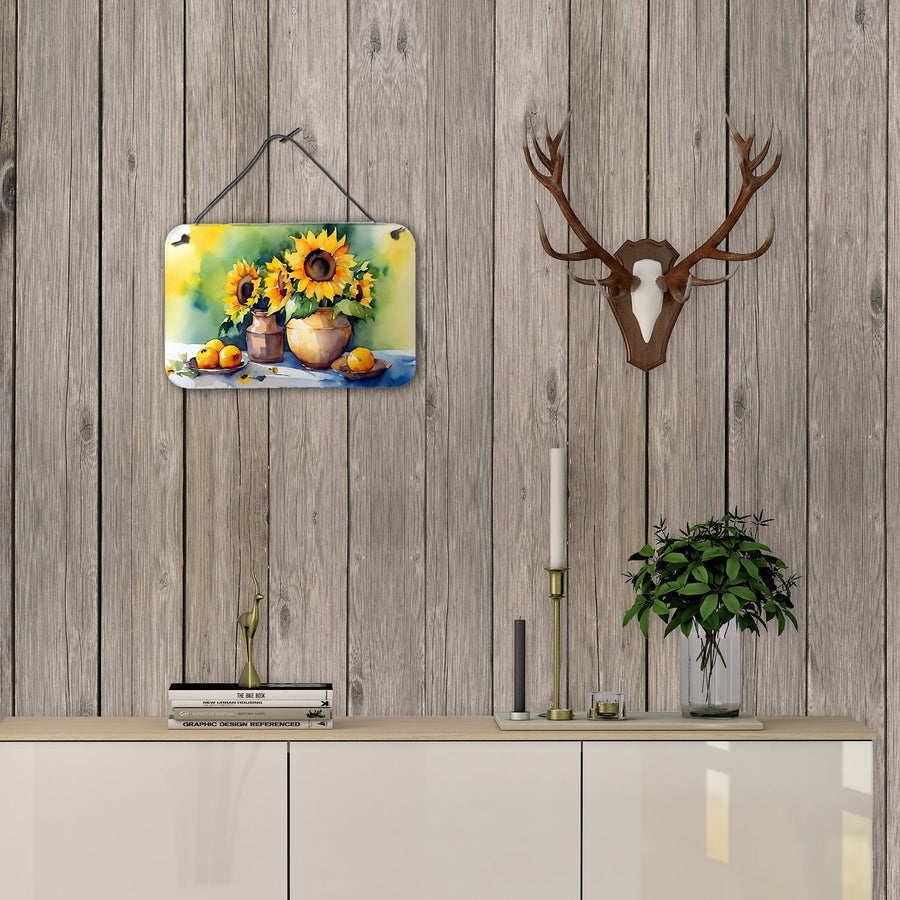 Sunflowers in Watercolor Wall or Door Hanging Prints 7