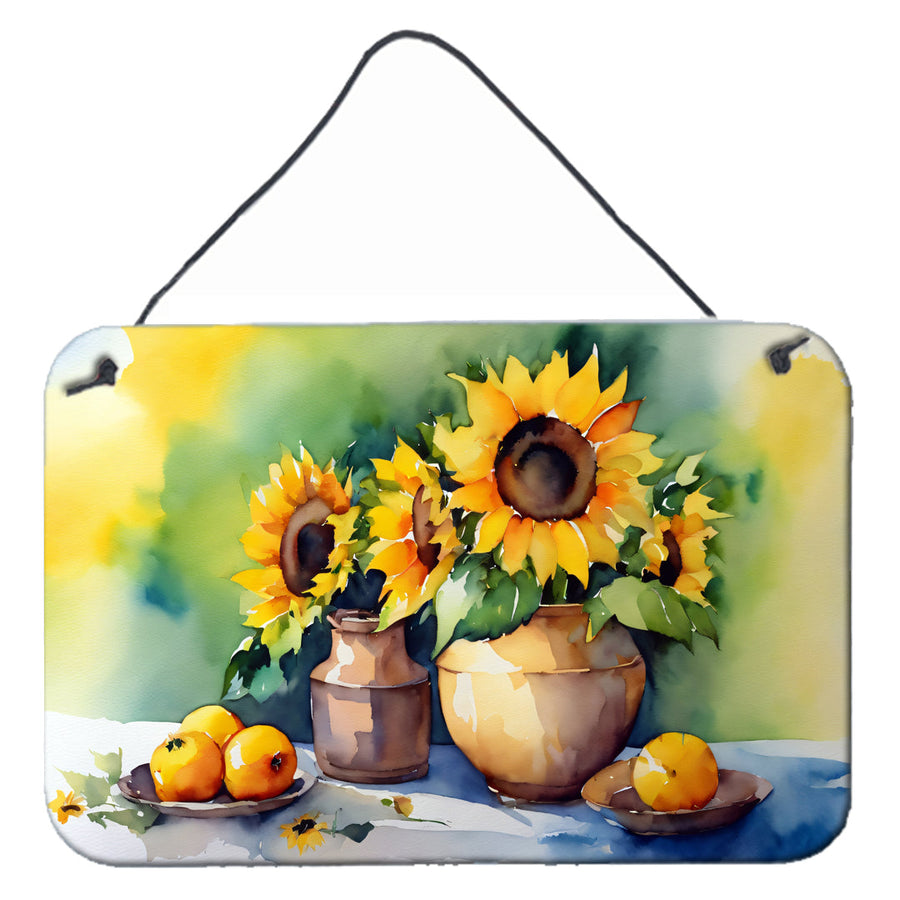 Sunflowers in Watercolor Wall or Door Hanging Prints 7