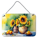 Sunflowers in Watercolor Wall or Door Hanging Prints 7
