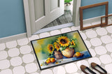 Sunflowers in Watercolor Doormat 7