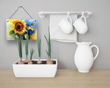 Sunflowers in Watercolor Wall or Door Hanging Prints 1