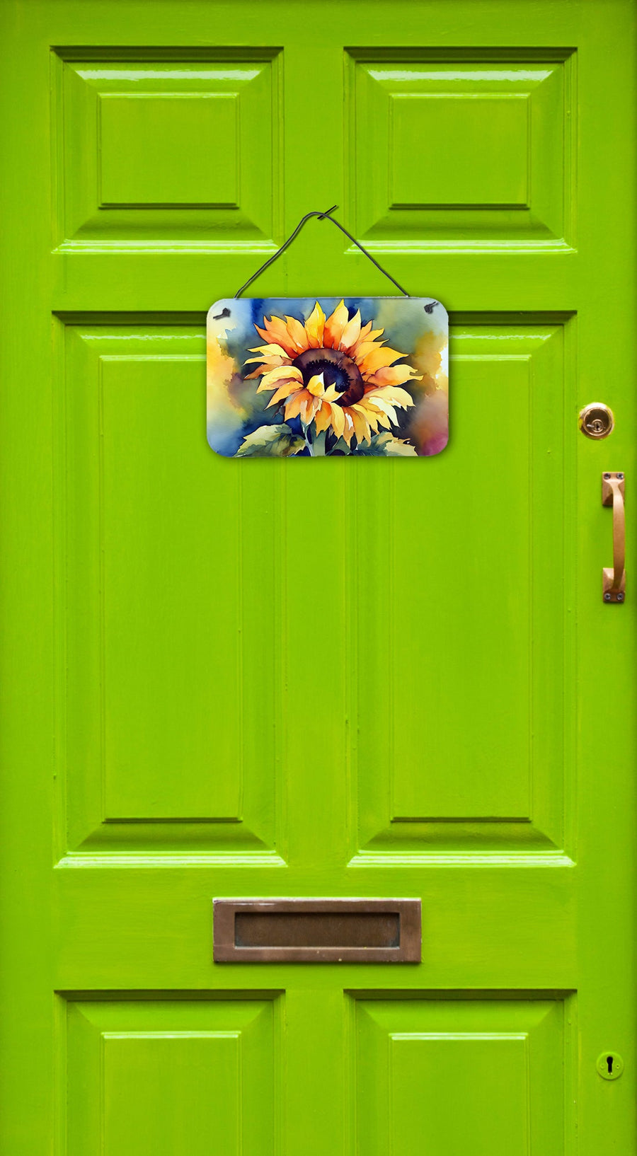 Sunflowers in Watercolor Wall or Door Hanging Prints 6