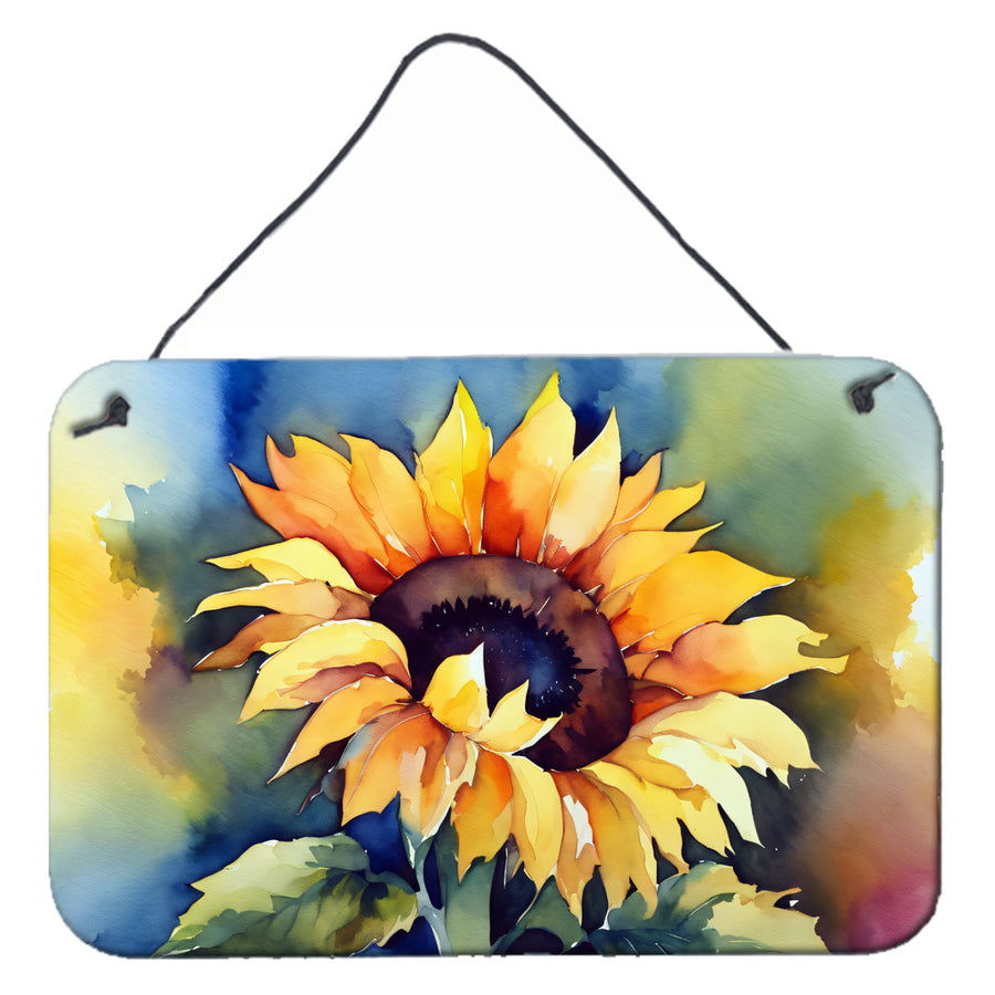 Sunflowers in Watercolor Wall or Door Hanging Prints 6