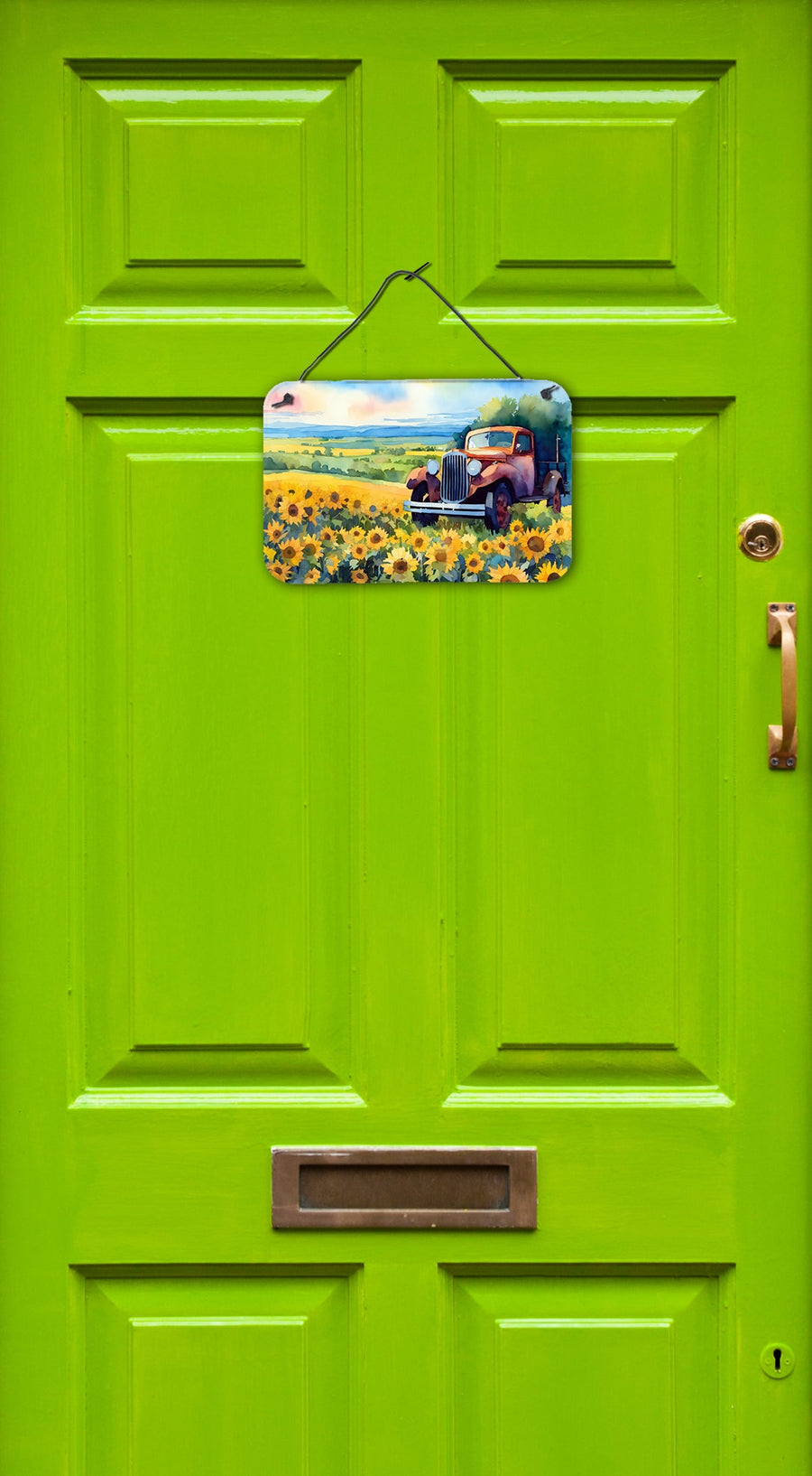 Kansas Sunflowers in Watercolor Wall or Door Hanging Prints 1
