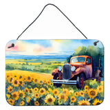 Kansas Sunflowers in Watercolor Wall or Door Hanging Prints 1
