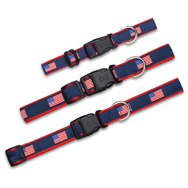 American Flag - Dog Collar