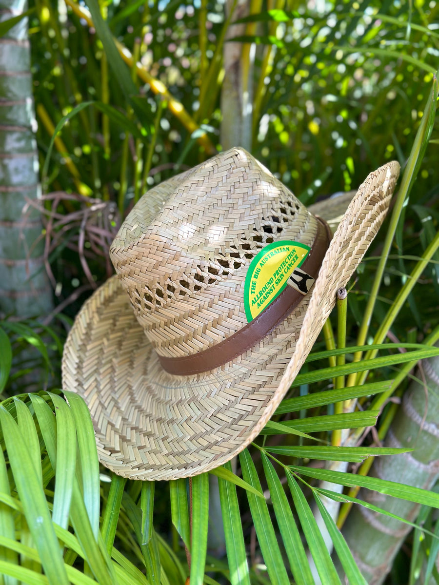 ‘Rodeo Ready’ UV Protected Natural Straw Cowboy Hat