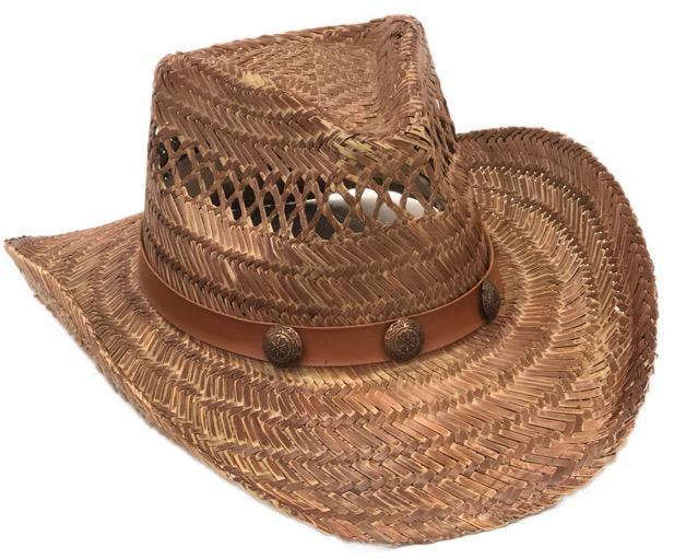 ‘Wild West’ Natural Stain Cowboy Hat