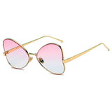 LINDSAY Oversized Round Butterfly Sunglasses- 5 Colors