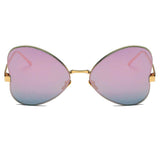 LINDSAY Oversized Round Butterfly Sunglasses- 5 Colors