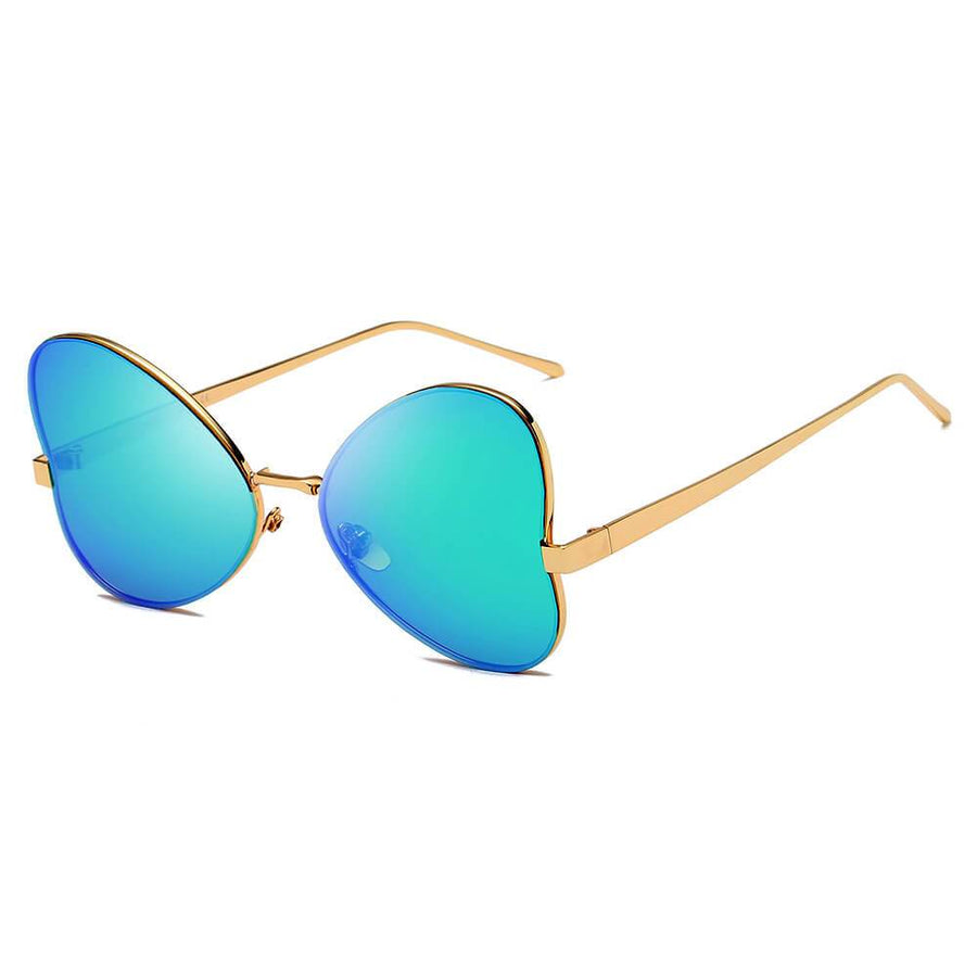 LINDSAY Oversized Round Butterfly Sunglasses- 5 Colors