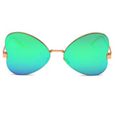 LINDSAY Oversized Round Butterfly Sunglasses- 5 Colors