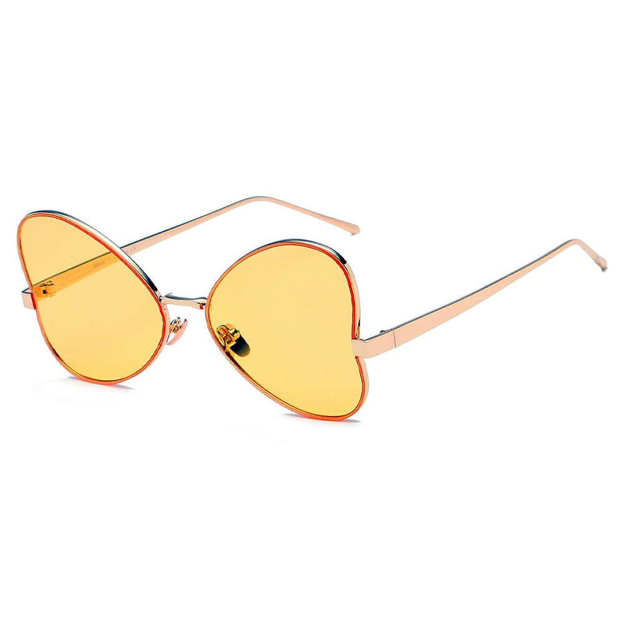 LINDSAY Oversized Round Butterfly Sunglasses- 5 Colors