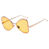 LINDSAY Oversized Round Butterfly Sunglasses- 5 Colors