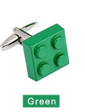 Lego Blocks Cuff Links- 6 Colors