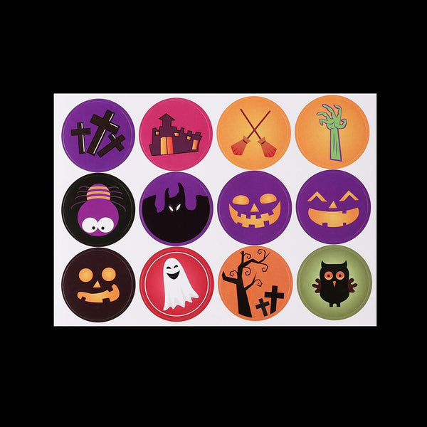 192 Halloween Stickers