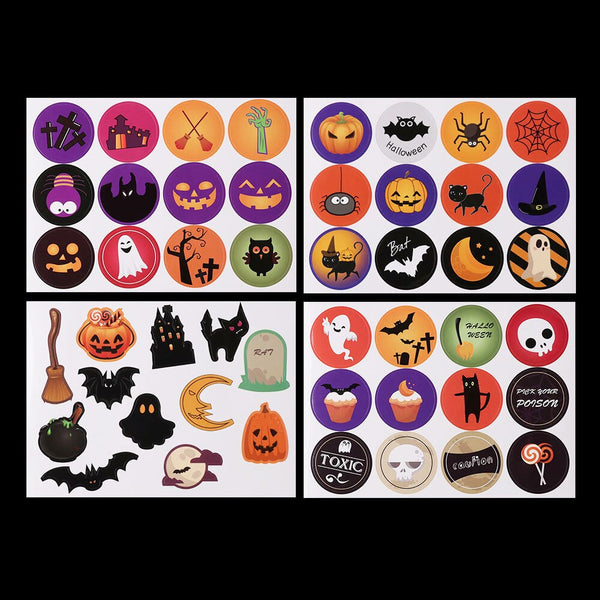 192 Halloween Stickers