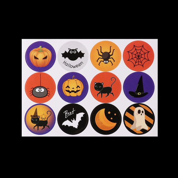 192 Halloween Stickers