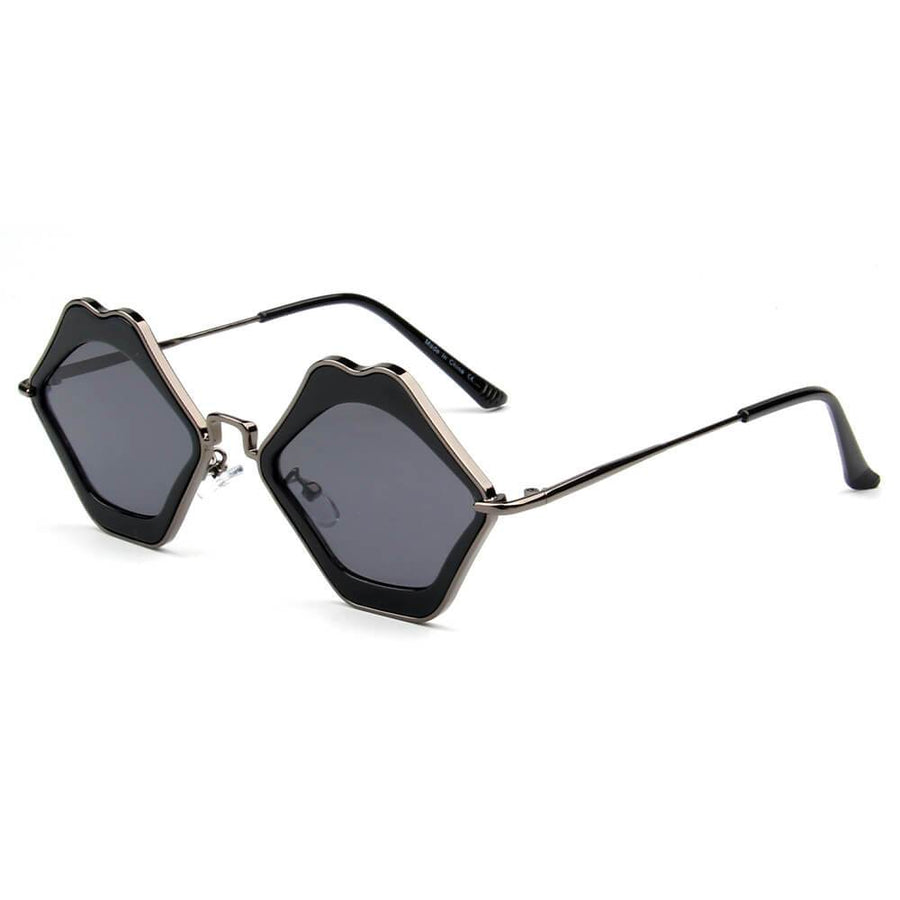 MADISON | Lip Shaped Hippie Love Sunglasses- 5 Colors