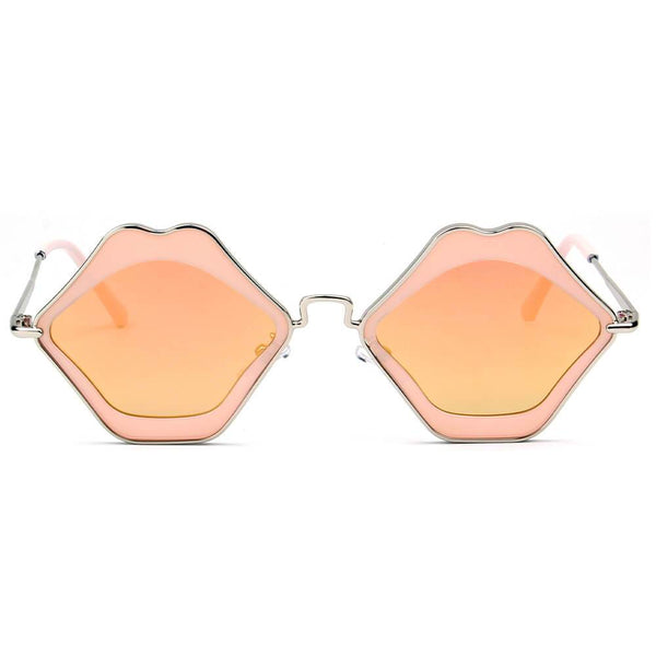 MADISON | Womens Fashion Lip Shape Hippie Love Party Sunglasses