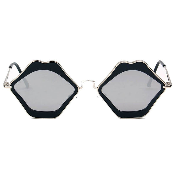 MADISON | Womens Fashion Lip Shape Hippie Love Party Sunglasses