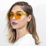 FARGO Translucent  Monochromatic Candy Colorful Lens Sunglasses- 8 Colors
