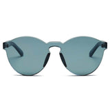 FARGO Translucent  Monochromatic Candy Colorful Lens Sunglasses- 8 Colors