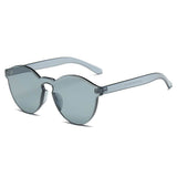 FARGO Translucent  Monochromatic Candy Colorful Lens Sunglasses- 8 Colors