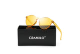 FARGO Translucent  Monochromatic Candy Colorful Lens Sunglasses- 8 Colors