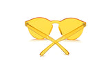 FARGO Translucent  Monochromatic Candy Colorful Lens Sunglasses- 8 Colors